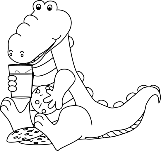 Black_and_White_Alligator_Eating_Cookies