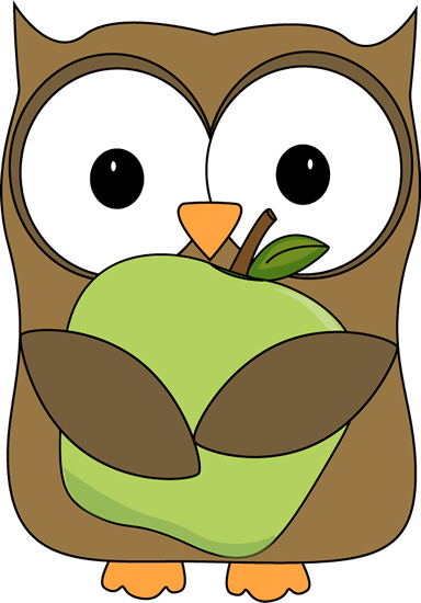 Owl_Holding_a_Green_Apple