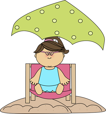 Girl_Sitting_in_a_Beach_Chair_Under_an_Umbrella