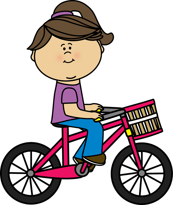 Girl_Riding_a_Bicycle_with_a_Basket