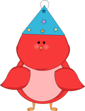 Red_Bird_Wearing_a_Party_Hat