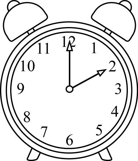 Black_and_White_Alarm_Clock