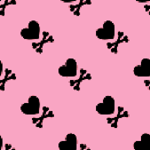 Black_and_Pink_Heart_Skulls_Background