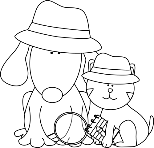 Black_and_White_Detective_Dog_and_Cat