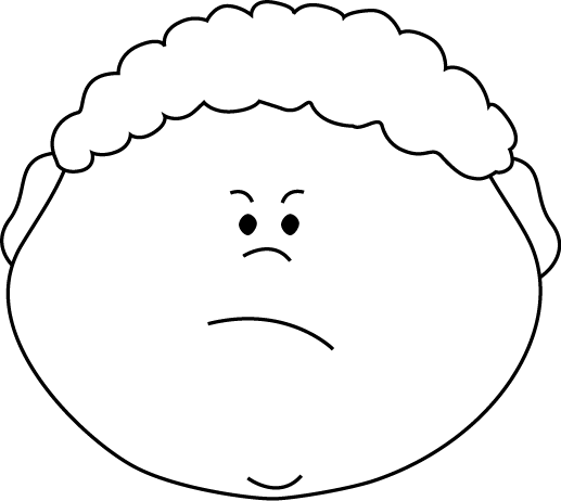 Black_and_White_Angry_Little_Boy