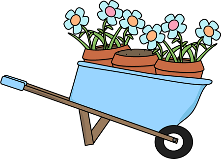 Wheelbarrow_and_Flower_Pots