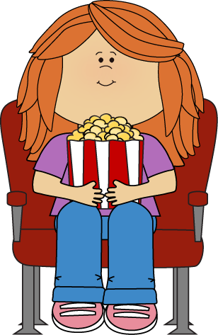 Girl_Watching_Movie_with_Popcorn