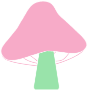_Pink_and_Green_Mushroom