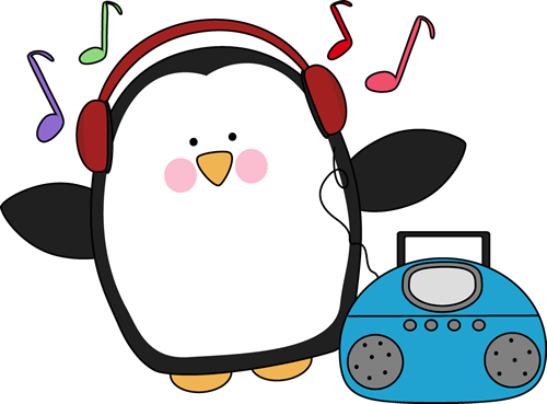 _Penguin_Listening_to_Music