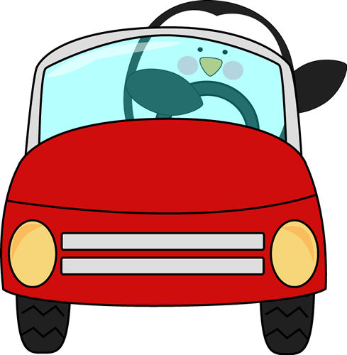 _Penguin_Driving_a_Car