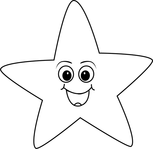 Black_and_White_Happy_Face_Star
